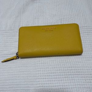 Kate Spade Canary Yellow Wallet